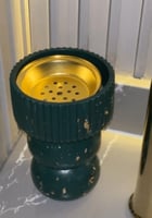 المبخره الملكيه بتصميم ذهبي ارتفاعها 15سم