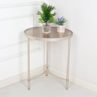 طاولة خدمة لون شمباني مودرن