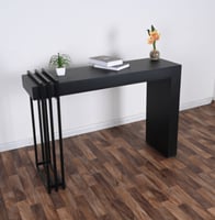 طاولة مدخل كونسول لون اسود