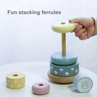 لعبة التكديس الخشبية