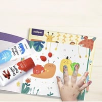 كومبو كتاب طلاء الأصابع + ألوان طلاء الأصابع (6 أل...