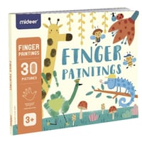 كومبو كتاب طلاء الأصابع + ألوان طلاء الأصابع (6 أل...