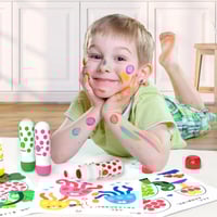 قلم النقاط السحري- 6 ألوان +رسومات