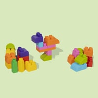 مكعبات البناء اللينة