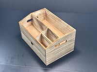 منظم ركن القهوة الخشبي – لمسة طبيعية