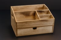 منظم ركن القهوة الخشبي – لمسة طبيعية