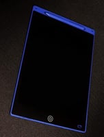 جهاز لوحي LCD للكتابة بمقاسين لون ازرق