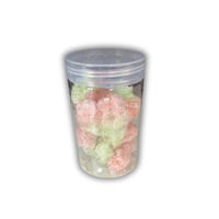 سطل منتفخات حلاوة جلي الكرز المجففة بالتبريد