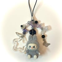 Gray labubu
