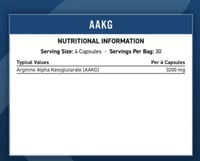 APPLIED AAKG ARGININE ALPHA KETOGLUTARATE 120 VEG...