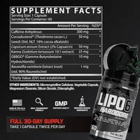 NUTREX LIPO6 HARDCORE 60 CAPS