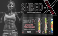APPLIED SHRED X POWDER FAT BURNER LEMON ICE TEA 30...