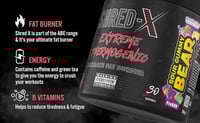 APPLIED SHRED X POWDER FAT BURNER SOUR GUMMY BEAR...