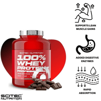 SCITEC 100% WHEY PROTEIN PROFESSIONAL CHOCOLATE SA...