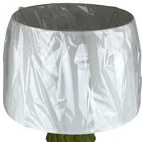 مصباح طاولة بقاعدة سيراميكية خضراء