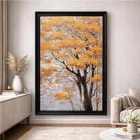 لوحة الشجرة الذهبية بتصميم فني فاخر