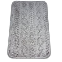 دعاسة أرضية قطنية فاخرة بنقوش بارزة