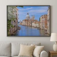 لوحة فنية مطبوعة بإطار - مشهد لقناة فينيسيا الكبرى