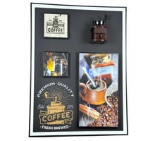 لوحة جدارية بتصميم قهوة كلاسيكي