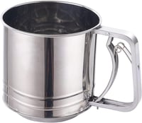 منخل دقيق يدوي من الستانلس ستيل