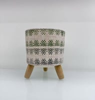 وعاء ديكور زهور من الطراز الكلاسيكي