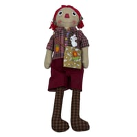 دمية قماشية بتصميم مزارع الأرنب