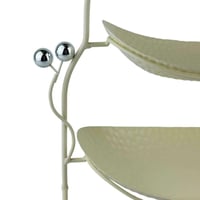 ستاند معدني دورين بلون بيج أنيق، عملي ومناسب لترتي...