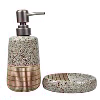 طقم إكسسوارات حمام فاخر من 4 قطع