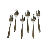 طقم ملاعق ستانلس ستيل – 6 قطع