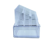 منظم مكياج أكريليك شفاف مع درج