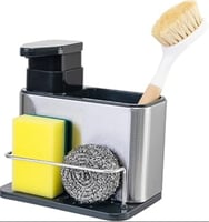 حامل اسفنجة و منظم لأدوات حوض المطبخ