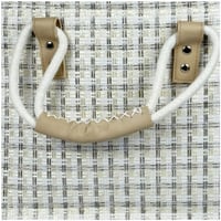 سلة تخزين منسوجة بمقابض مريحة