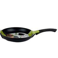 مقلاة غير لاصقة بمقبض أسود وأخضر -24سم