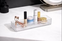 منظم اكريليك شفاف مستطيل متعدد الاستخدامات