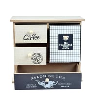 منظم قهوة وشاي LVD Cafe متعدد الأدراج (23.5 سم) –...