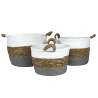 مجموعة سلال تخزين أنيقة