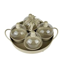 طقم طوفرية مع تمريات 4 قطع ونخلة