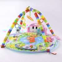 حصيرة ألعاب أطفال موسيقية مع بيانو وألعاب معلقة