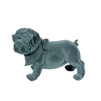 تمثال كلب مخمل