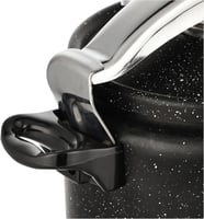 قدر ضغط بطبقة جرانيت بلون أسود أنيق، متين وسهل الا...