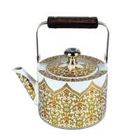 ابريق شاي منقش بلذهبي 1 لتر