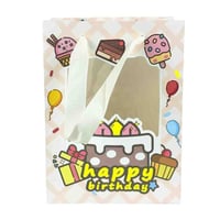 أكياس هدايا عيد ميلاد كرتونية ملونة – تصميمات متعد...