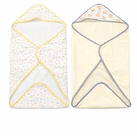 لفافة قماط للرضع مع غطاء رأس تصاميم ناعمة متعددة ا...