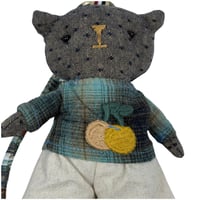 ميدالية دب قماشي أنيق