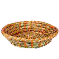 صحون تقديم قش ملونة يدوية