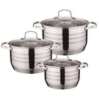 طقم قدور ستانلس مقاسات مثالية للعزايم والولائم