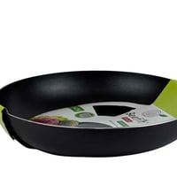 مقلاة غير لاصقة بمقبض أسود وأخضر -24سم