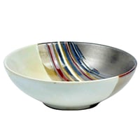 طقم سفرة سيراميك مزخرف 16 قطعة - ونقش أنيق