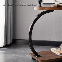 طاولة خدمة جانبية دائرية محمولة بتصميم عصري وقاعدة...