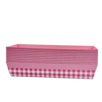 علب تقديم كيك وكب كيك مع أغطية – 10 قطع